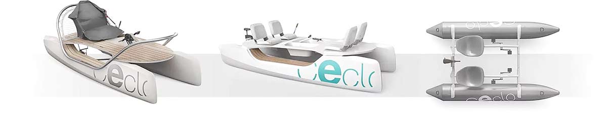 premium electric-assist pedal boats